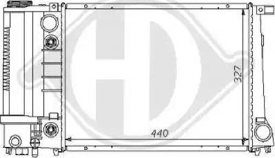 Diederichs 8102160 - Radiators, Motora dzesēšanas sistēma ps1.lv