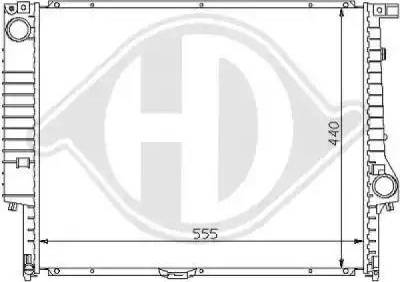 Diederichs 8102171 - Radiators, Motora dzesēšanas sistēma ps1.lv