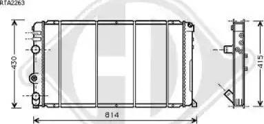 Diederichs 8188506 - Radiators, Motora dzesēšanas sistēma ps1.lv