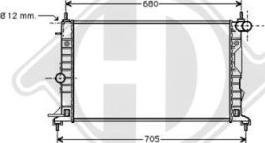 Diederichs 8182405 - Radiators, Motora dzesēšanas sistēma ps1.lv