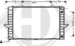 Diederichs 8139125 - Radiators, Motora dzesēšanas sistēma ps1.lv