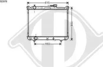 Diederichs 8136126 - Radiators, Motora dzesēšanas sistēma ps1.lv