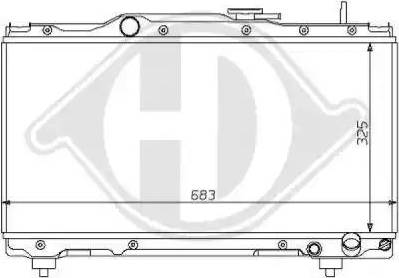 Diederichs 8137131 - Radiators, Motora dzesēšanas sistēma ps1.lv