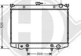 Diederichs 8124107 - Radiators, Motora dzesēšanas sistēma ps1.lv