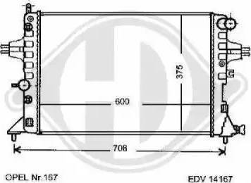 Diederichs 8125218 - Radiators, Motora dzesēšanas sistēma ps1.lv