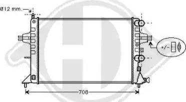 Diederichs 8125217 - Radiators, Motora dzesēšanas sistēma ps1.lv