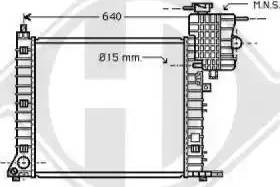 Diederichs 8121174 - Radiators, Motora dzesēšanas sistēma ps1.lv