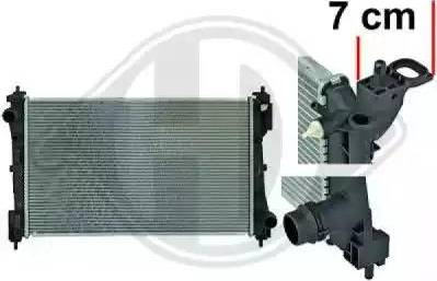 Diederichs 8345605 - Radiators, Motora dzesēšanas sistēma ps1.lv