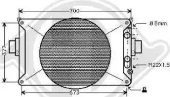 Diederichs 8213120 - Radiators, Motora dzesēšanas sistēma ps1.lv