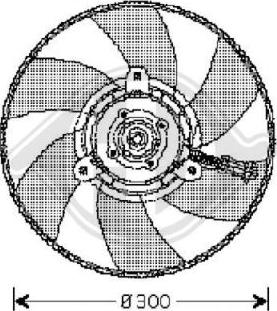 Diederichs 8220302 - Ventilators, Motora dzesēšanas sistēma ps1.lv