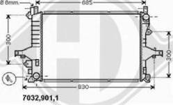 Diederichs 8766002 - Radiators, Motora dzesēšanas sistēma ps1.lv