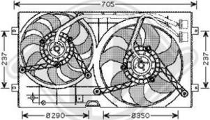 Diederichs 2265001 - Ventilators, Motora dzesēšanas sistēma ps1.lv