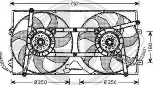 Diederichs 2270001 - Ventilators, Motora dzesēšanas sistēma ps1.lv