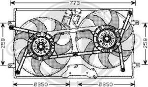 Diederichs 2270101 - Ventilators, Motora dzesēšanas sistēma ps1.lv