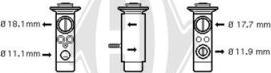 Diederichs DCE1055 - Izplešanās vārsts, Gaisa kond. sistēma ps1.lv