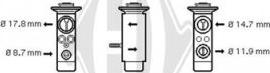 Diederichs DCE1012 - Izplešanās vārsts, Gaisa kond. sistēma ps1.lv