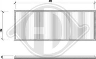 Diederichs DCI0001 - Filtrs, Salona telpas gaiss ps1.lv