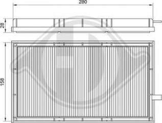 Diederichs DCI0011 - Filtrs, Salona telpas gaiss ps1.lv