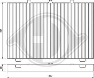 Diederichs DCI0082 - Filtrs, Salona telpas gaiss ps1.lv