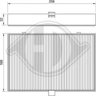 Diederichs DCI0030 - Filtrs, Salona telpas gaiss ps1.lv