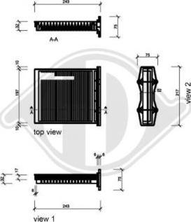 Diederichs DCI0827 - Filtrs, Salona telpas gaiss ps1.lv