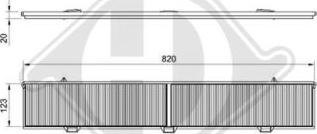 Diederichs DCI1127 - Filtrs, Salona telpas gaiss ps1.lv