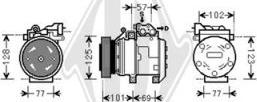 Diederichs DCK1680 - Kompresors, Gaisa kond. sistēma ps1.lv