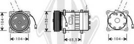 Diederichs DCK1003 - Kompresors, Gaisa kond. sistēma ps1.lv