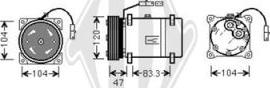 Diederichs DCK1168 - Kompresors, Gaisa kond. sistēma ps1.lv