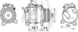 Diederichs DCK1134 - Kompresors, Gaisa kond. sistēma ps1.lv