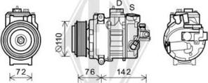 Diederichs DCK1131 - Kompresors, Gaisa kond. sistēma ps1.lv