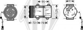 Diederichs DCK1249 - Kompresors, Gaisa kond. sistēma ps1.lv