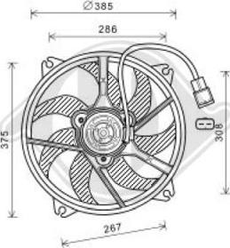 Diederichs DCL1052 - Ventilators, Motora dzesēšanas sistēma ps1.lv