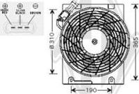 Diederichs DCL1020 - Ventilators, Gaisa kond. sistēmas kondensators ps1.lv