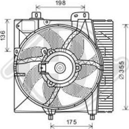 Diederichs DCL1170 - Ventilators, Motora dzesēšanas sistēma ps1.lv