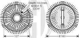 Diederichs DCL1267 - Sajūgs, Radiatora ventilators ps1.lv