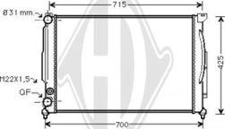 Diederichs DCM1449 - Radiators, Motora dzesēšanas sistēma ps1.lv