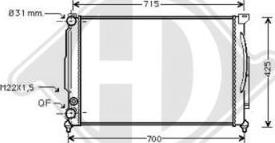 Diederichs DCM1448 - Radiators, Motora dzesēšanas sistēma ps1.lv