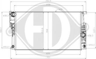 Diederichs DCM1598 - Radiators, Motora dzesēšanas sistēma ps1.lv