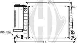 Diederichs DCM1542 - Radiators, Motora dzesēšanas sistēma ps1.lv