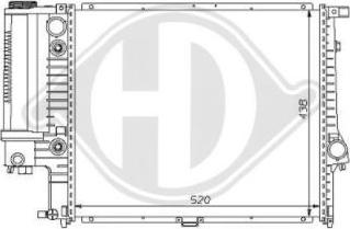 Diederichs DCM1534 - Radiators, Motora dzesēšanas sistēma ps1.lv