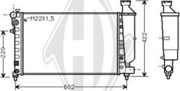 Diederichs DCM1690 - Radiators, Motora dzesēšanas sistēma ps1.lv