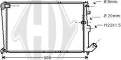 Diederichs DCM1665 - Radiators, Motora dzesēšanas sistēma ps1.lv