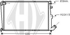 Diederichs DCM1666 - Radiators, Motora dzesēšanas sistēma ps1.lv