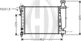 Diederichs DCM1689 - Radiators, Motora dzesēšanas sistēma ps1.lv