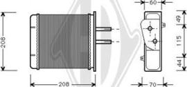 Diederichs DCM1071 - Siltummainis, Salona apsilde ps1.lv