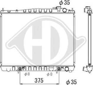 Diederichs DCM1835 - Radiators, Motora dzesēšanas sistēma ps1.lv