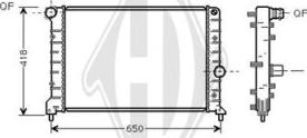 Diederichs DCM1354 - Radiators, Motora dzesēšanas sistēma ps1.lv