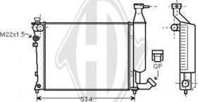 Diederichs DCM1709 - Radiators, Motora dzesēšanas sistēma ps1.lv