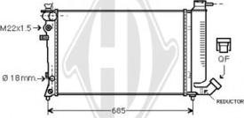 Diederichs DCM1701 - Radiators, Motora dzesēšanas sistēma ps1.lv